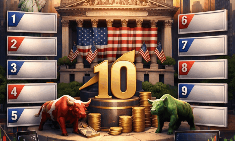 قائمة 10 أفضل شركات تداول الأسهم الأمريكية لعام 2026