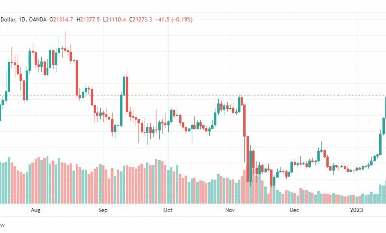 تحليل البيتكوين دولار-BTCUSD-18-1-2023