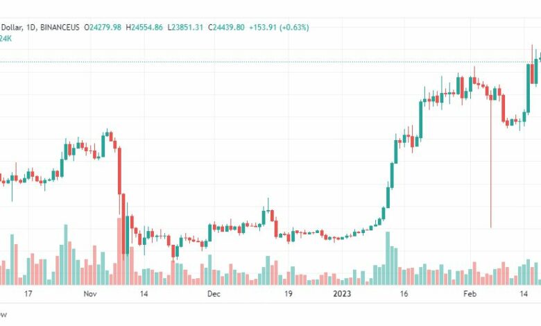 تحليل البيتكوين دولار-BTCUSD-20-2-2023