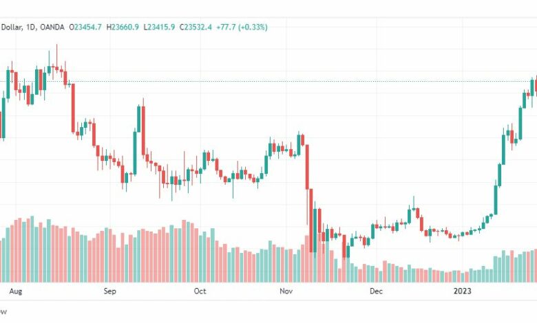 تحليل البيتكوين دولار-BTCUSD-3-2-2023