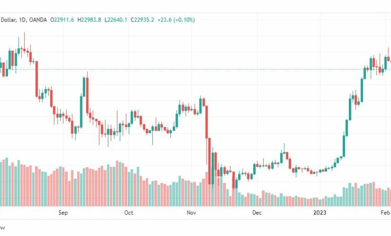 تحليل البيتكوين دولار-BTCUSD-7-2-2023
