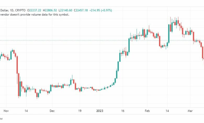 تحليل البتكوين دولار-BTCUSD-13-3-2023