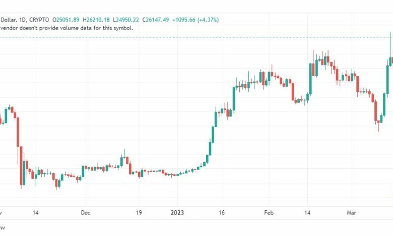 تحليل البتكوين دولار-BTCUSD-COIN-17-3-2023