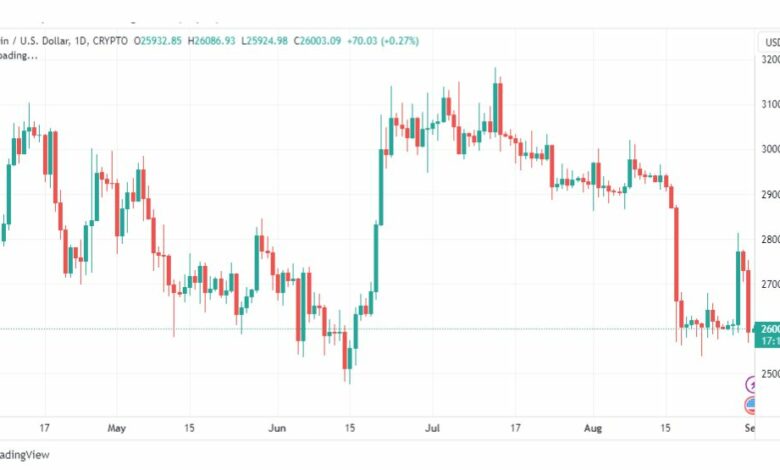 تحليل البتكوين دولار-BTCUSD-1-9-2023