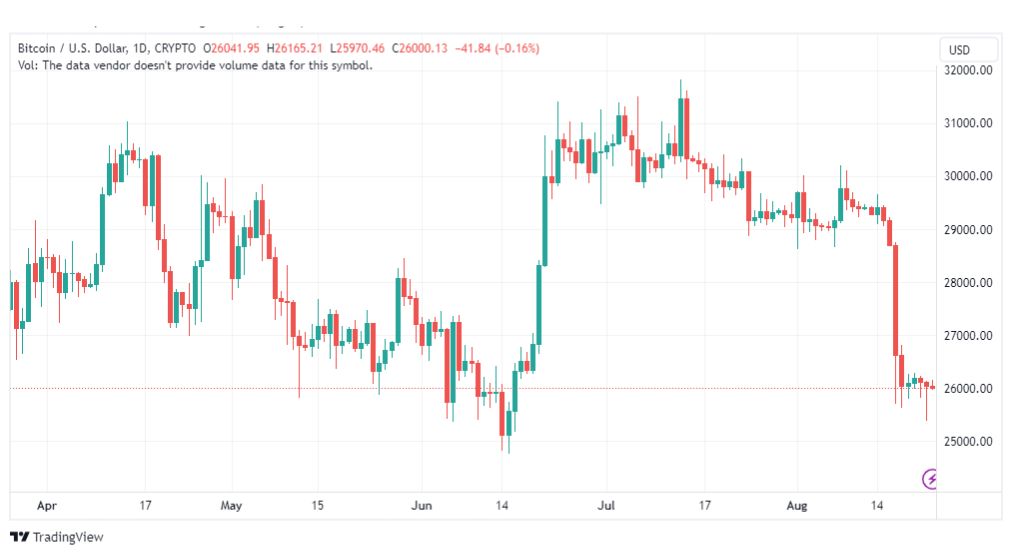 تحليل البتكوين دولار-BTCUSD-23-8-2023