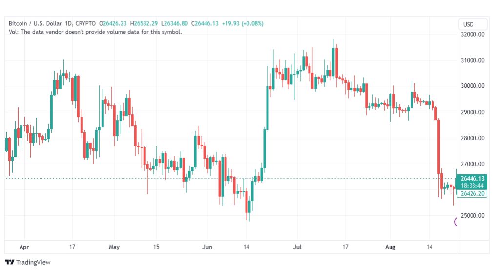 تحليل البتكوين دولار-BTCUSD-24-8-2023