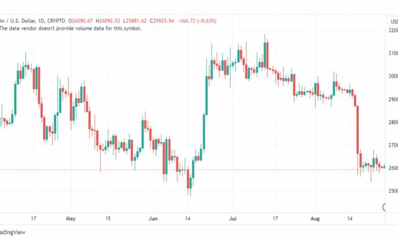 تحليل البتكوين دولار-BTCUSD-28-8-2023