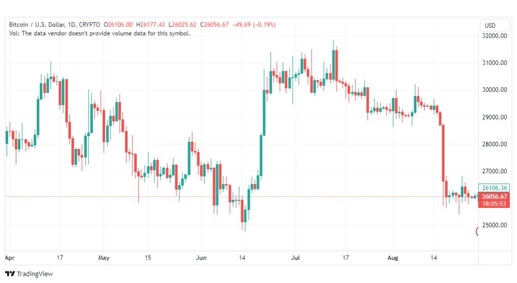 تحليل البتكوين دولار-BTCUSD-29-8-2023