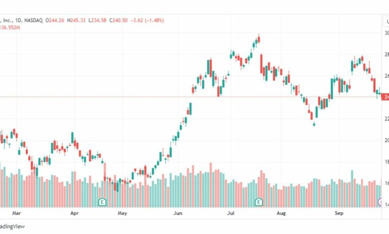 تحليل سهم تسلا-TSLA-STOCK-28-9-2023