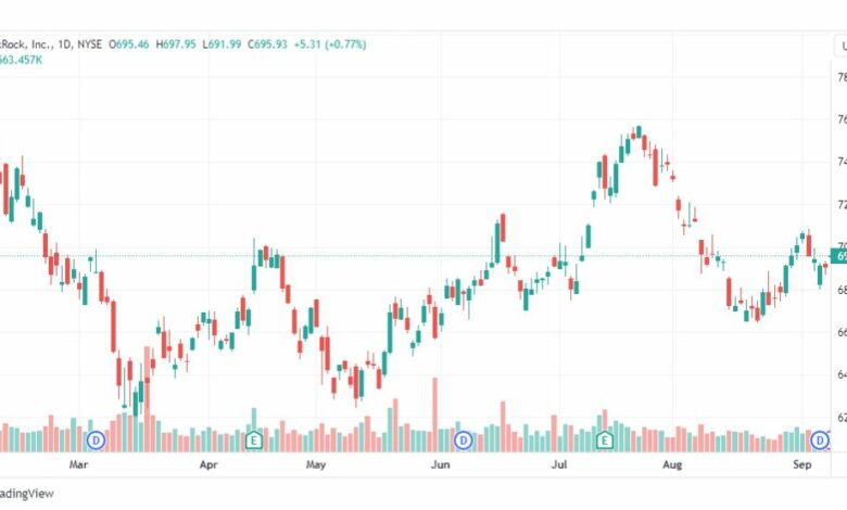 تحليل سهم شركة بلاك روك-BLK-STOCK-12-9-2023