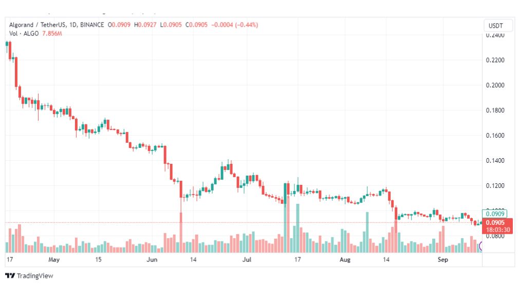 تحليل عملة ألجوراند دولار-ALGOUSDT-COIN-14-9-2023