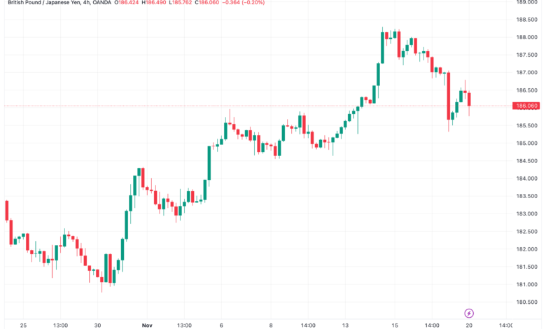 تحليل الباوند ين 20/11/2023 GBP/JPY