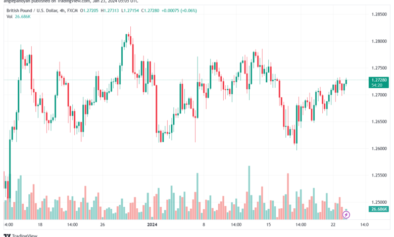 تحليل الباوند دولار GBP/USD - 23/1/2024