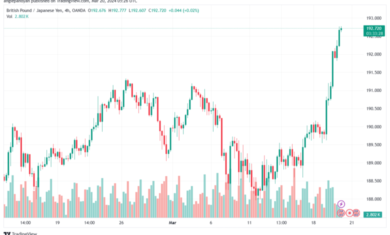 تحليل الباوند ين 2032024 GBPJPY