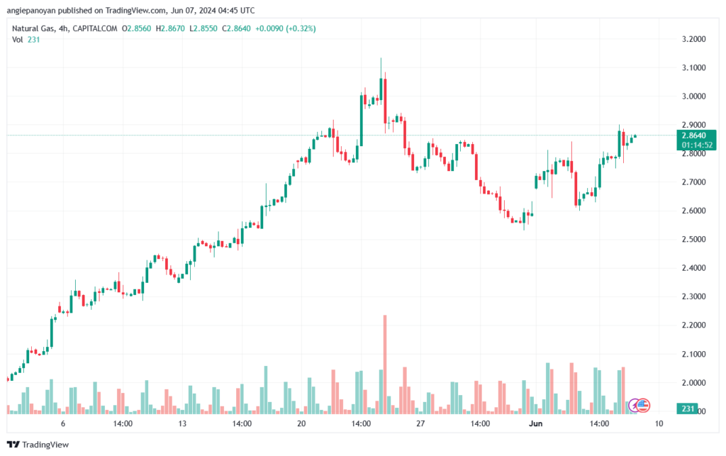 تحليل الغاز الطبيعي 7-6-2024 NATURAL GAS