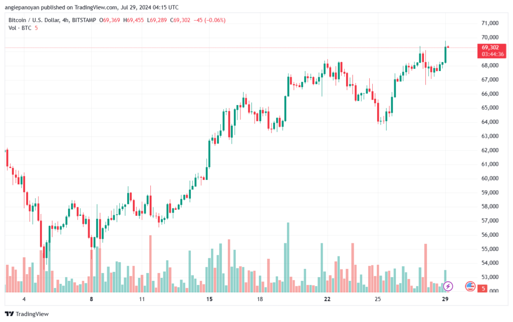 تحليل البتكوين دولار BTCUSD-29-7-2024