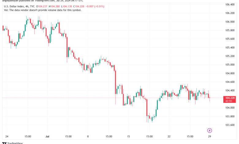 تحليل مؤشر الدولار الامريكي- Dollar Index (DXY)- 29072024