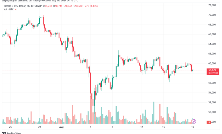 تحليل البتكوين دولار BTCUSD-19-8-2024