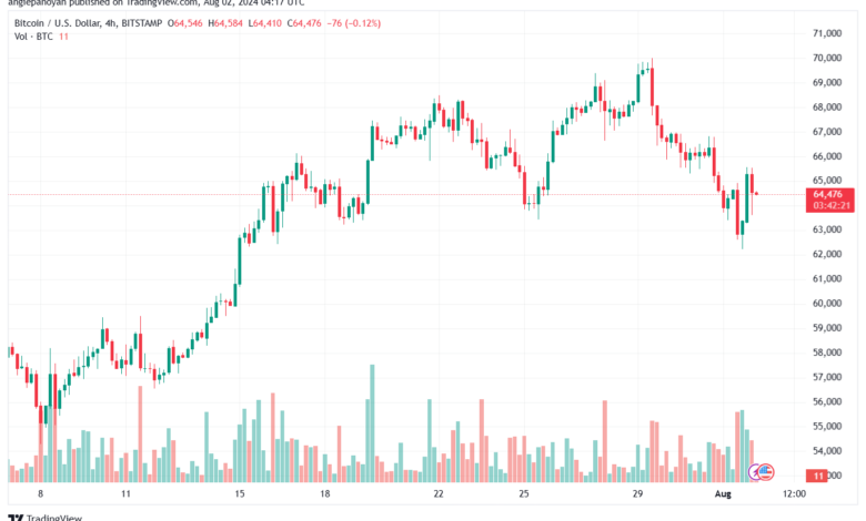 تحليل البتكوين دولار BTCUSD-2-8-2024