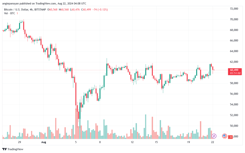 تحليل البتكوين دولار BTCUSD-22-8-2024