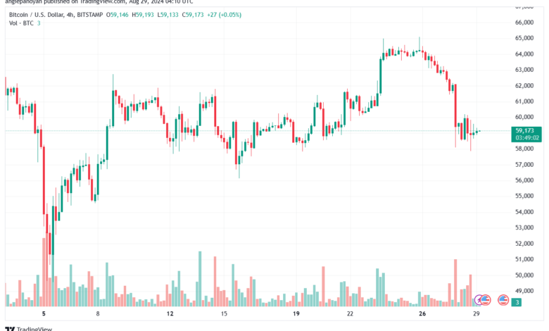 تحليل البتكوين دولار BTCUSD-29-8-2024