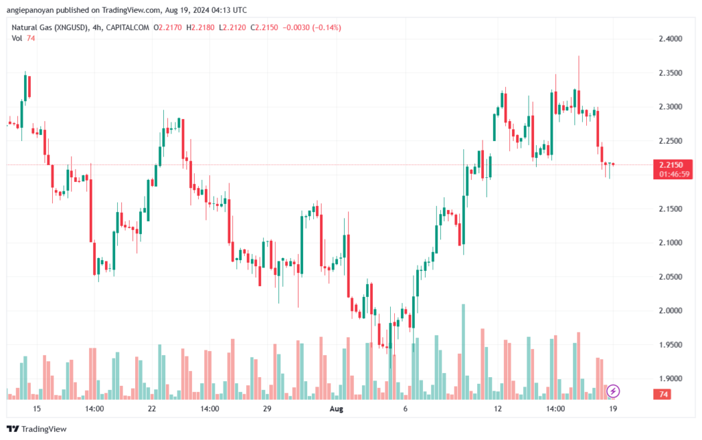 تحليل الغاز الطبيعي 19-8-2024 NATURAL GAS