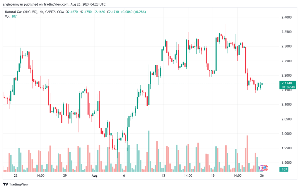 تحليل الغاز الطبيعي 26-8-2024 NATURAL GAS