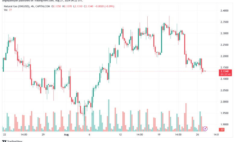 تحليل الغاز الطبيعي 27-8-2024 NATURAL GAS