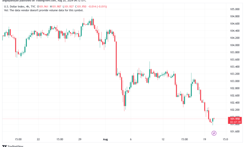 تحليل مؤشر الدولار الامريكي- Dollar Index (DXY)-2082024