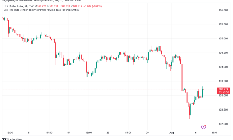 تحليل مؤشر الدولار الامريكي- Dollar Index (DXY)-782024