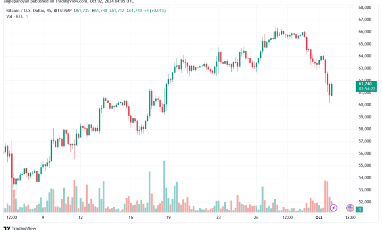 تحليل البتكوين دولار BTCUSD-2-10-2024