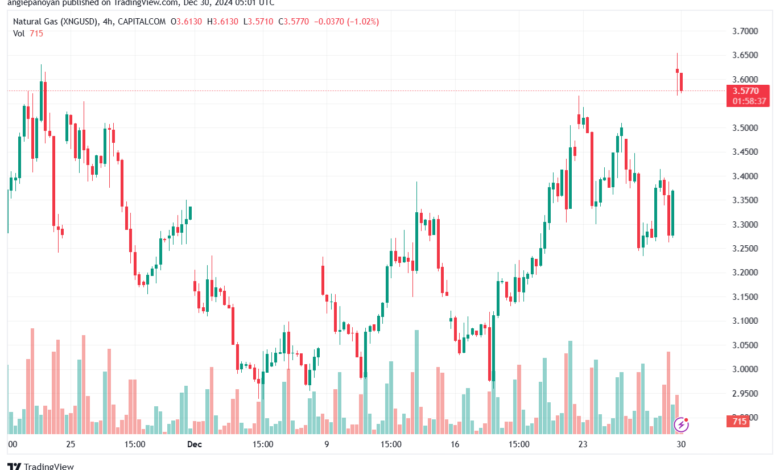 تحليل الغاز الطبيعي NATURAL GAS 30-12-24