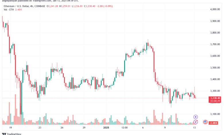 تحليل الاثيريوم 2025-1-13 ETHEREUM-ETH