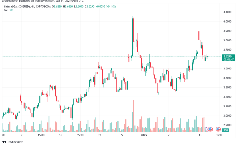 تحليل الغاز الطبيعي NATURAL GAS 14-1-2025