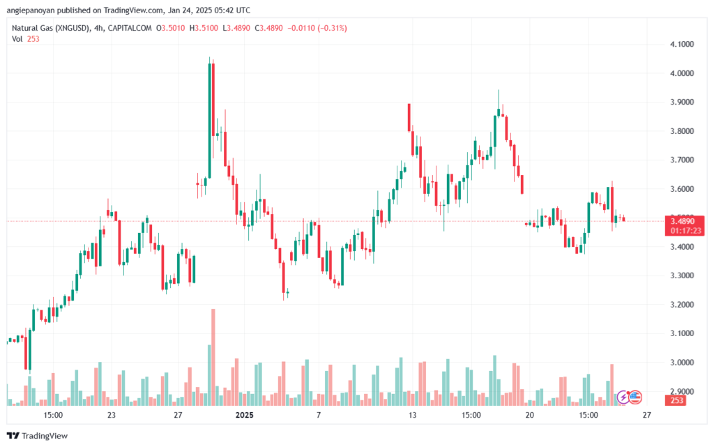 تحليل الغاز الطبيعي NATURAL GAS 24-1-2025