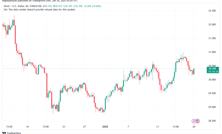 تحليل الفضة 20-1-2025 SILVER XAGUSD