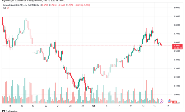 تحليل الغاز الطبيعي NATURAL GAS 18-2-2025