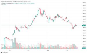 تحليل سهم تسلا الفني TSLA-19-2-2025