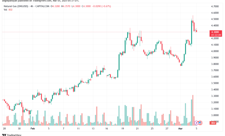تحليل الغاز الطبيعي NATURAL GAS 5-2-2025