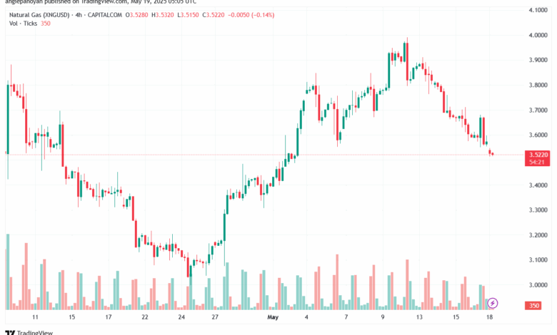 تحليل الغاز الطبيعي NATURAL GAS 19-5-2025