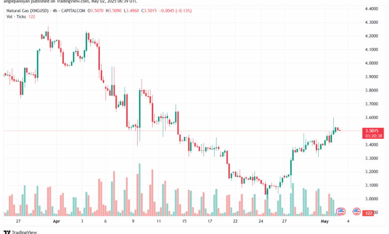 تحليل الغاز الطبيعي NATURAL GAS 2-5-2025