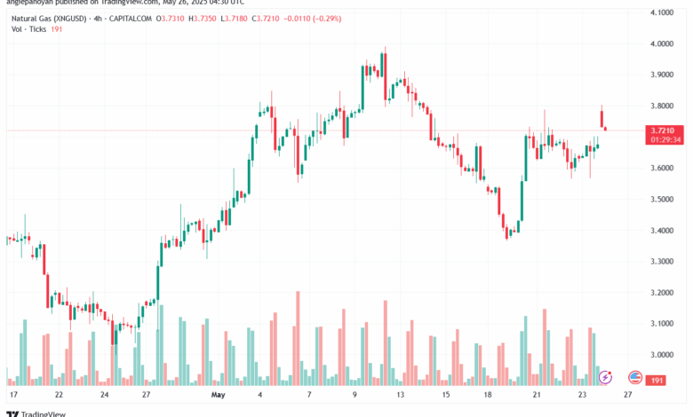 تحليل الغاز الطبيعي NATURAL GAS 26-5-2025