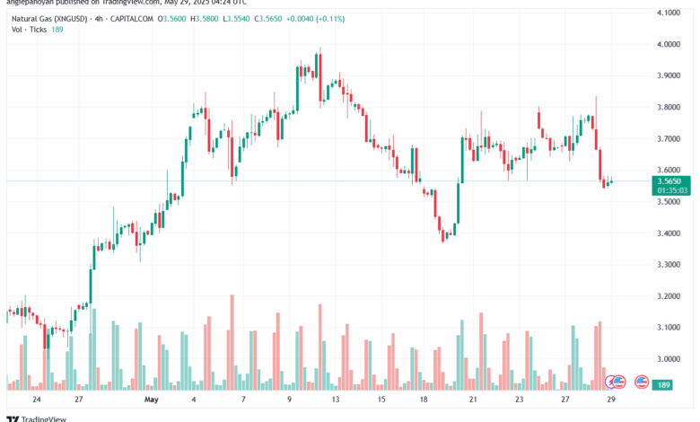 تحليل الغاز الطبيعي NATURAL GAS 29-5-2025