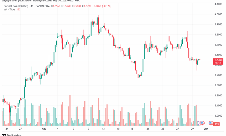 تحليل الغاز الطبيعي NATURAL GAS 30-5-2025