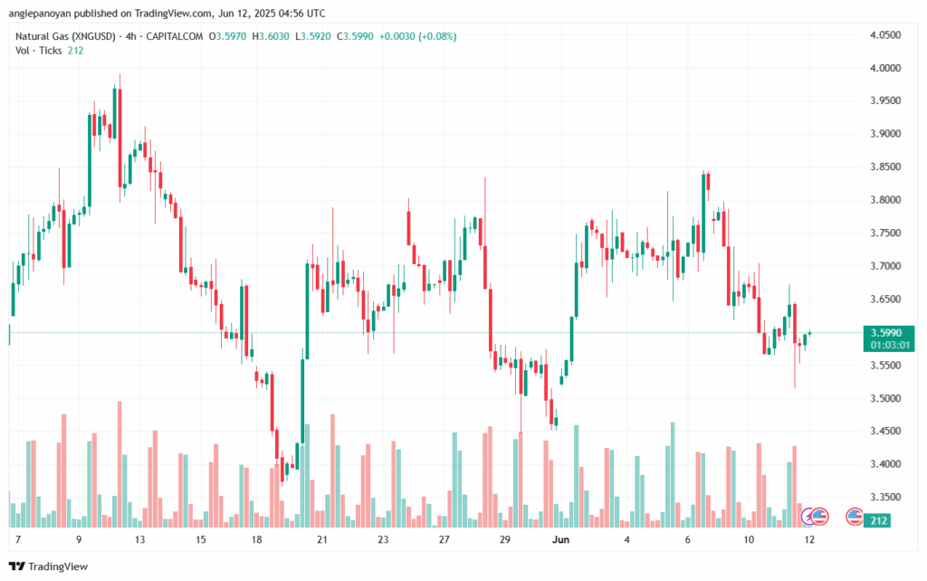 تحليل الغاز الطبيعي NATURAL GAS 12-6-2025