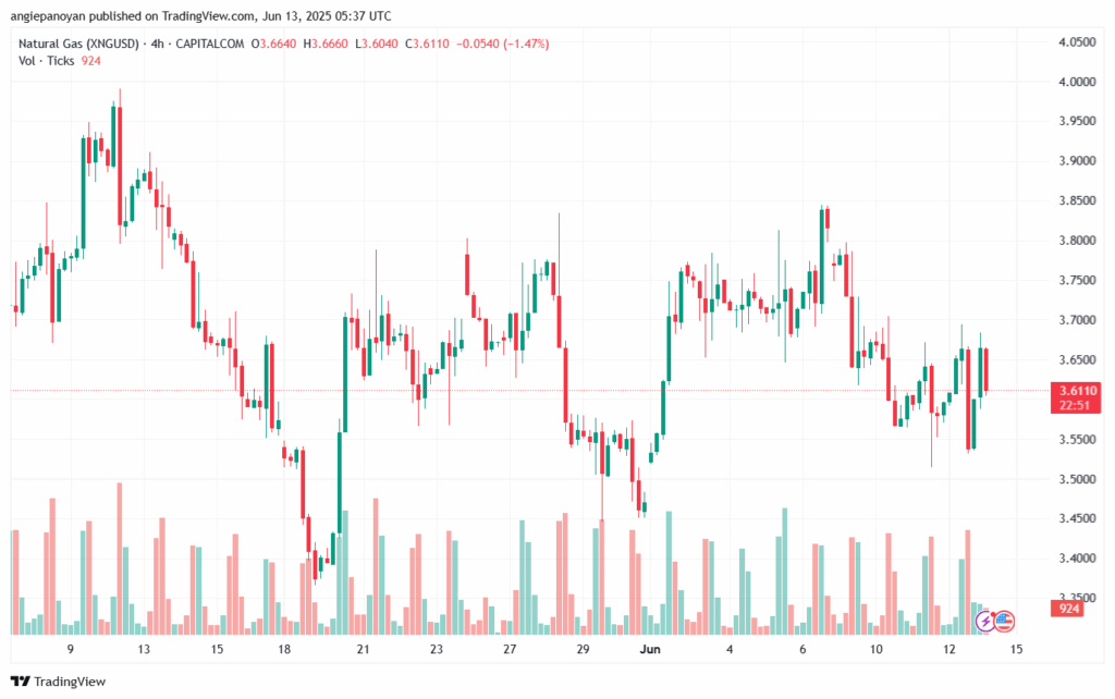 تحليل الغاز الطبيعي NATURAL GAS 13-6-2025