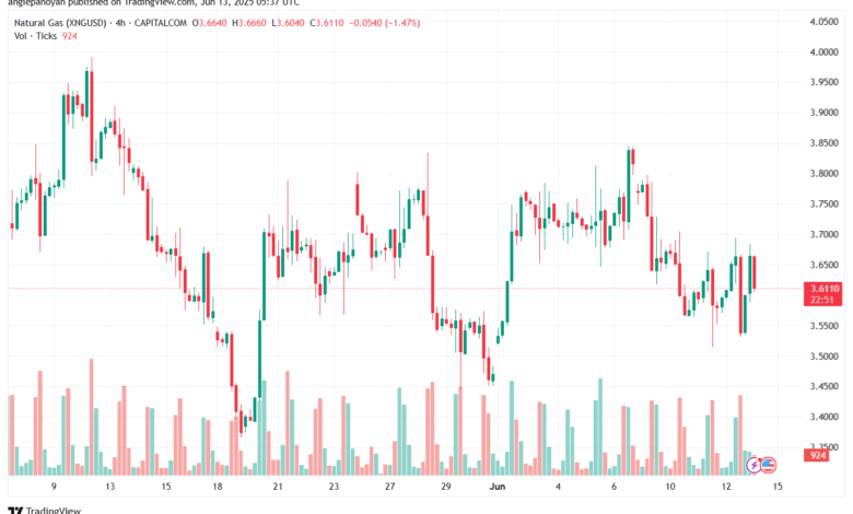 تحليل الغاز الطبيعي NATURAL GAS 13-6-2025