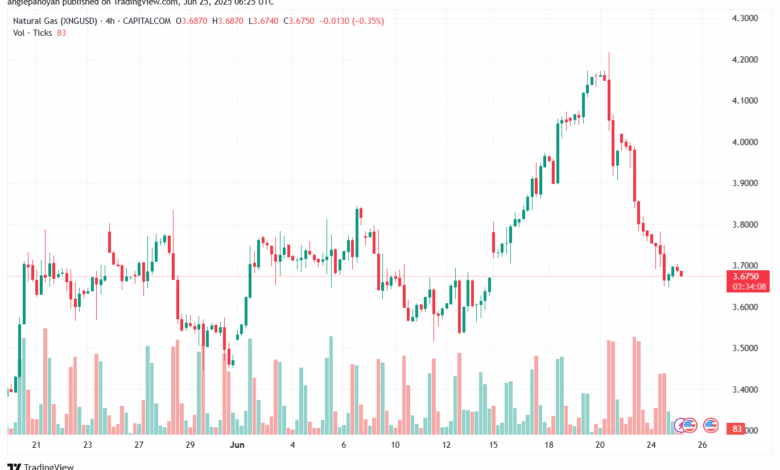 تحليل الغاز الطبيعي NATURAL GAS 25-6-2025