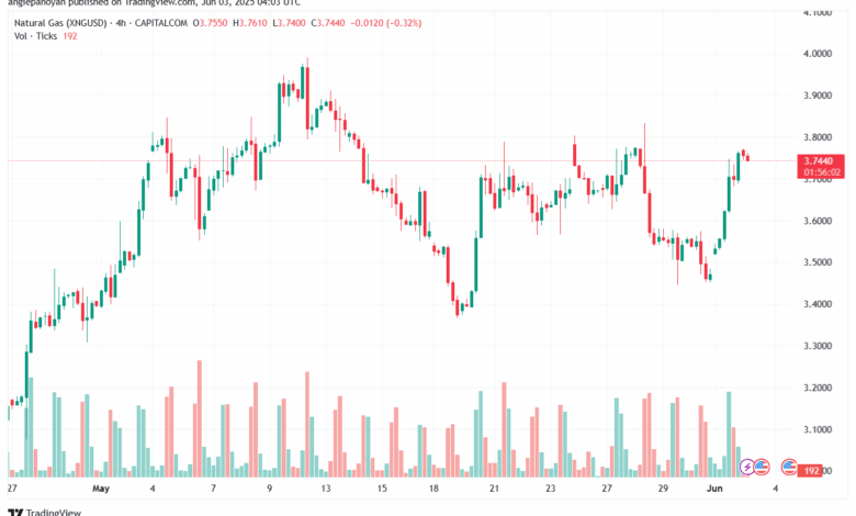 تحليل الغاز الطبيعي NATURAL GAS 3-6-2025