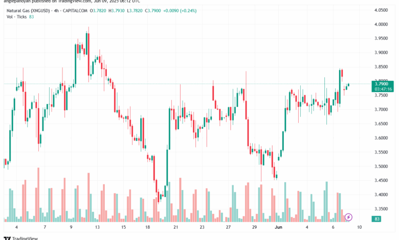 تحليل الغاز الطبيعي NATURAL GAS 9-6-2025